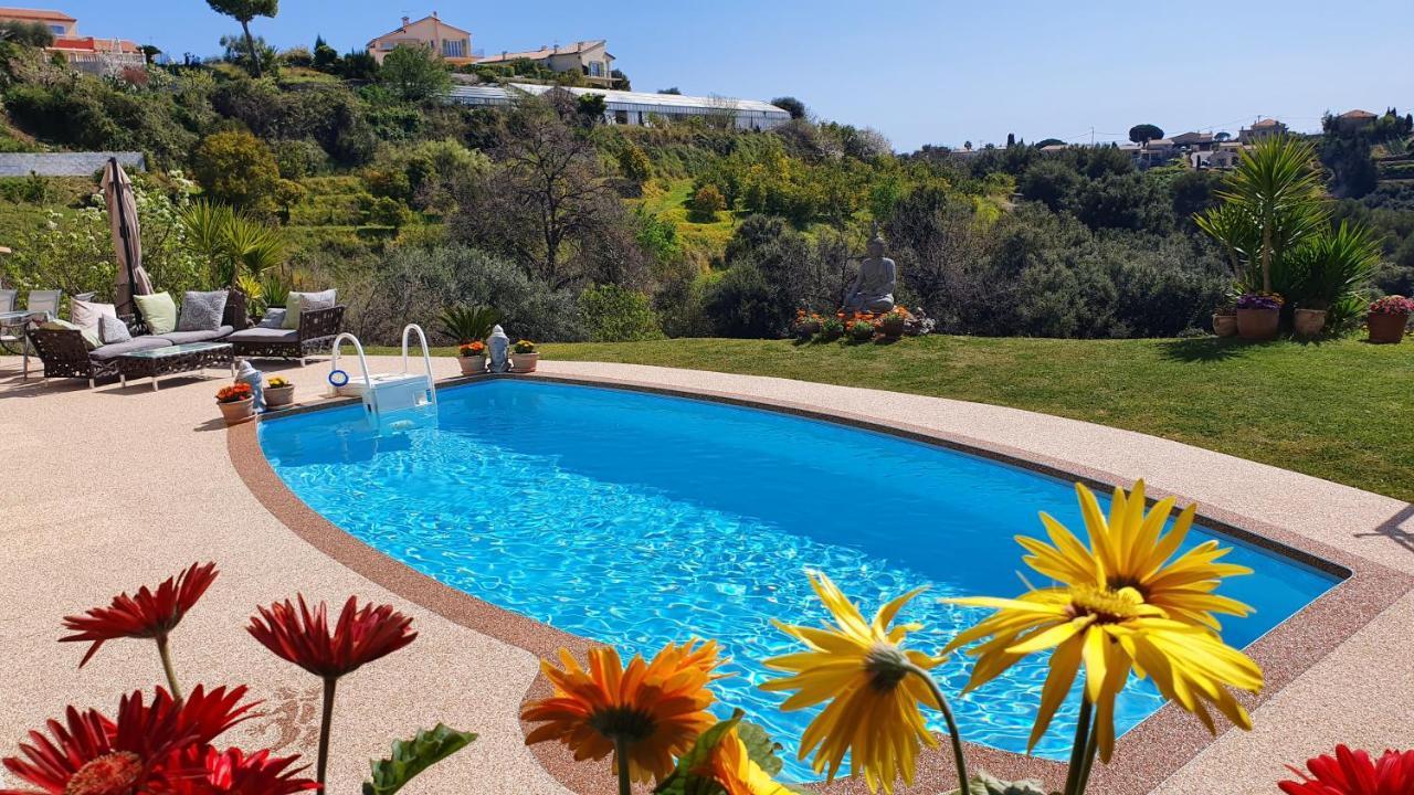 Studio-Mezzanine Dans Villa Cagnes-sur-Mer Exterior photo