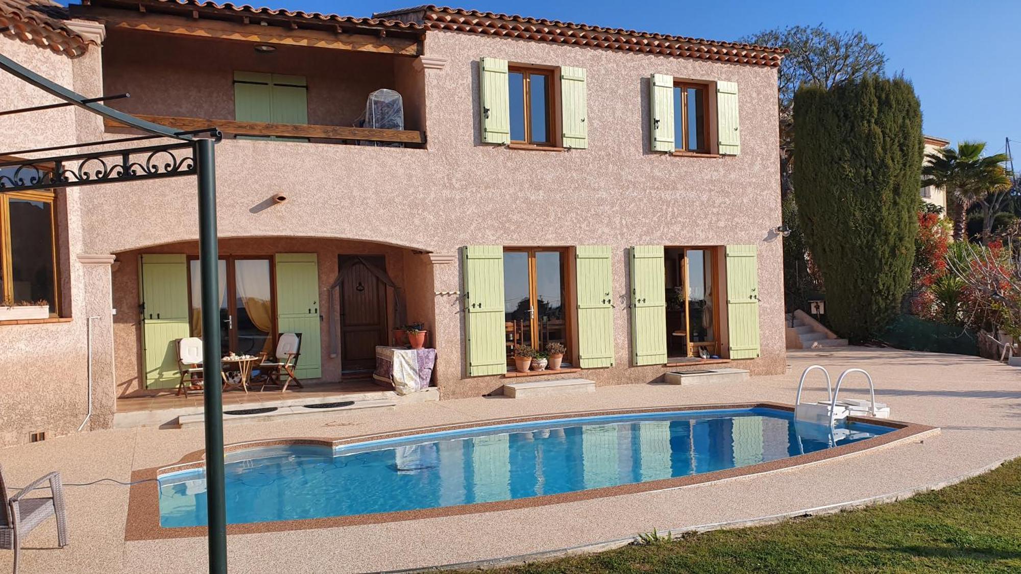 Studio-Mezzanine Dans Villa Cagnes-sur-Mer Exterior photo